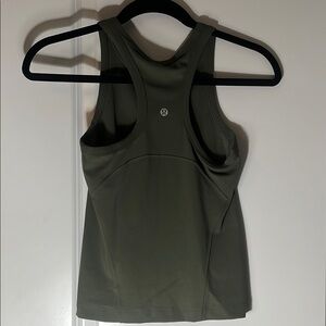 Lululemon athletica Green Fitted Sleeveless Tank Top